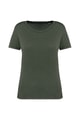 Dames T-shirt Ecologisch verwassen Native Spirit NS316 WASHED ORGANIC KHAKI